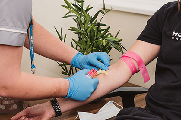 Domiciliary phlebotomy